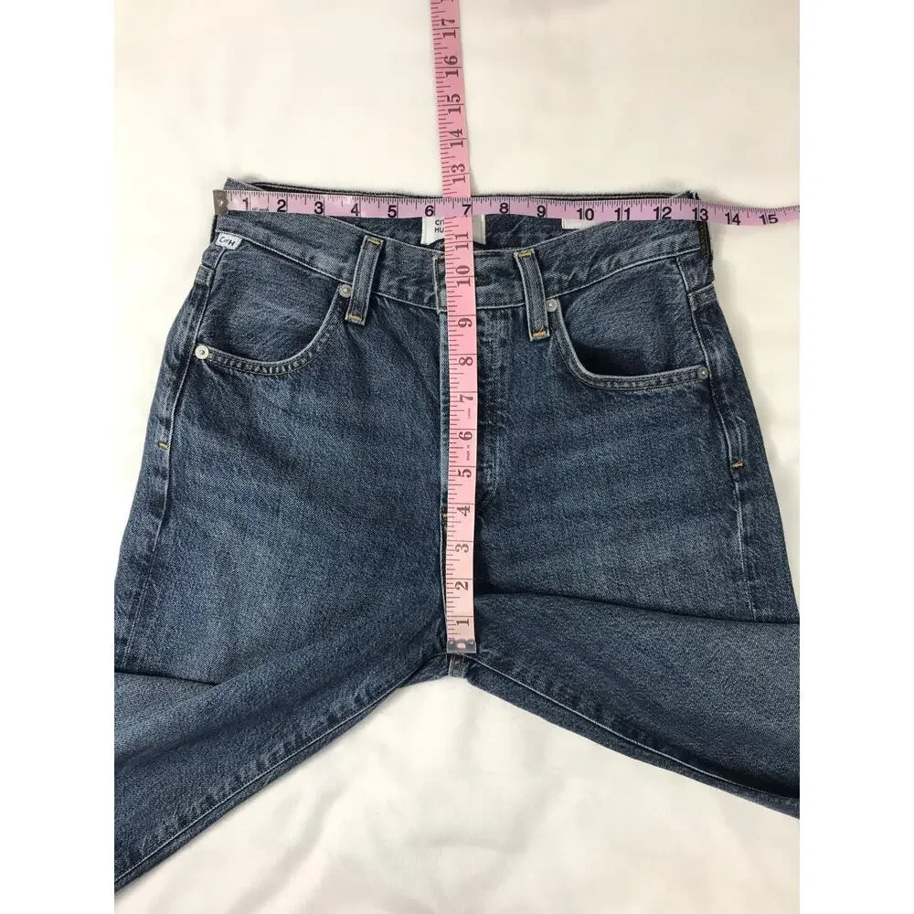 Citizens of Humanity CoH Annina Wide Leg Jeans Premium Vintage 23 Dark Wash EUC - Picture 13 of 14